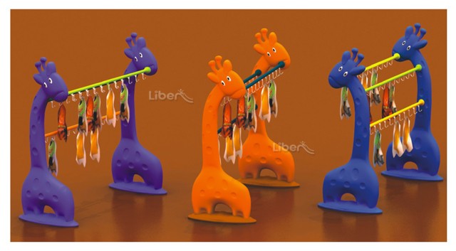 Giraffe Towel Rack For Child 